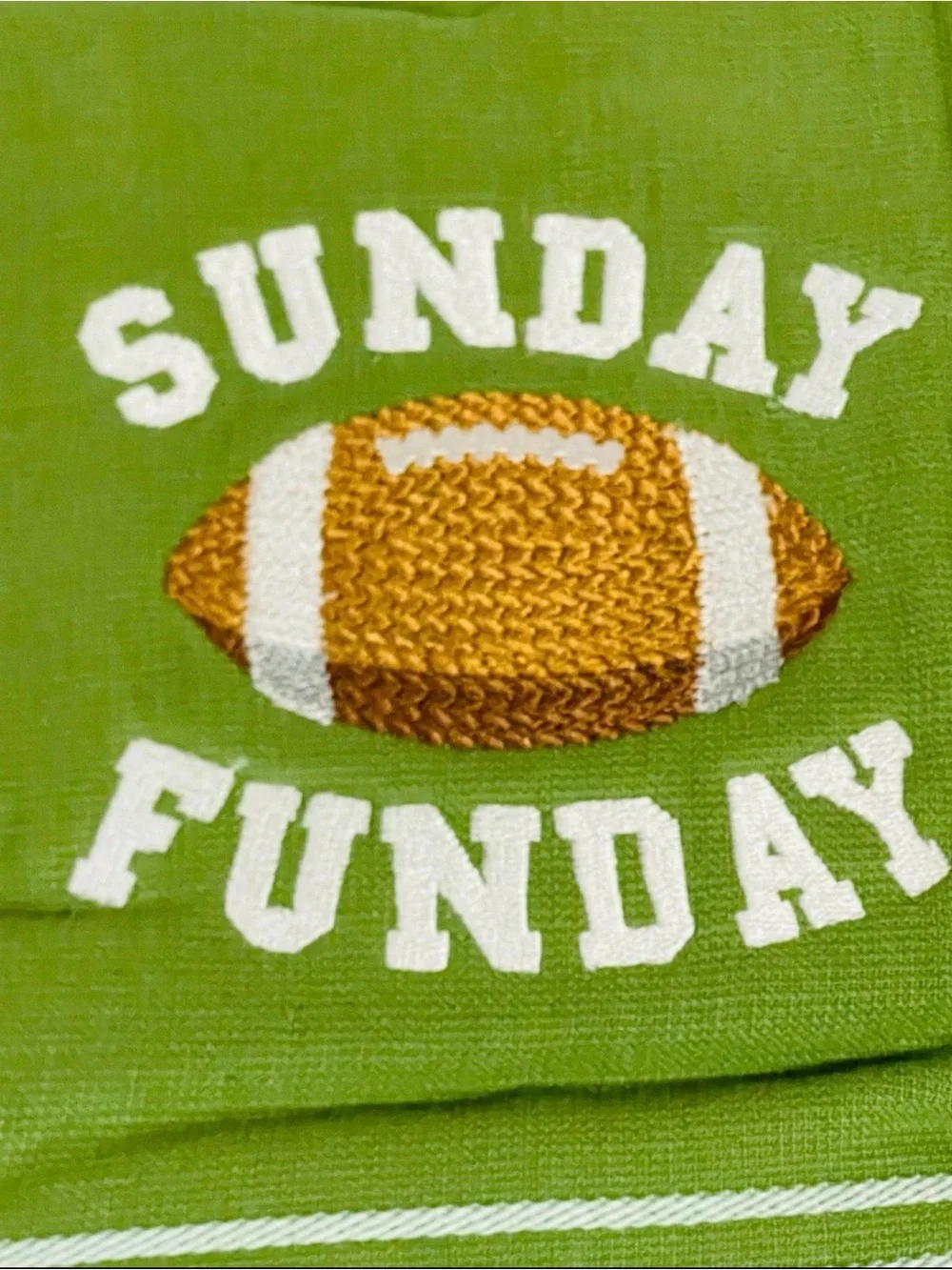 Football Kitchen Towels (Set of 3) - Game Day Game On! Football Kitchen Towels